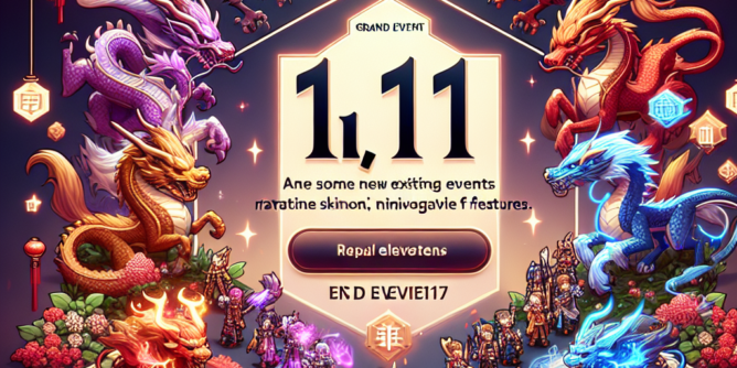 Unveiling the Grand 11.11 Mobile Legends 2024 Event: Exciting New Skins and Features Await