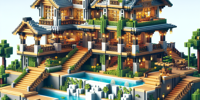 Inspirasi Desain Gambar Rumah Minecraft Terpopuler Tahun Ini