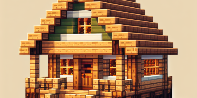 Inspirasi Desain Rumah Kayu Minecraft yang Sederhana dan Estetis