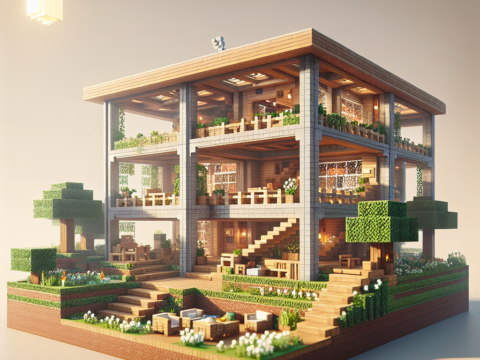 Inspirasi Desain Rumah Minecraft yang Mudah Ditiru untuk Pemula