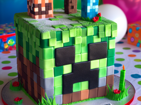 Top Creative Designs for a Minecraft Birthday Cake