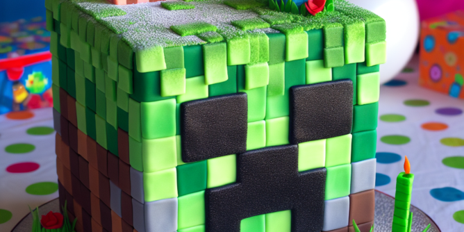 Top Creative Designs for a Minecraft Birthday Cake